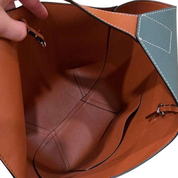 MDBM Maison de Beaute Marseilles Cholet Structured Napa Leather Tote - Picture 8 of 12